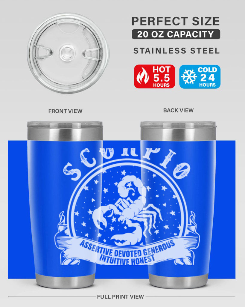 scorpio 30#- zodiac- Tumbler