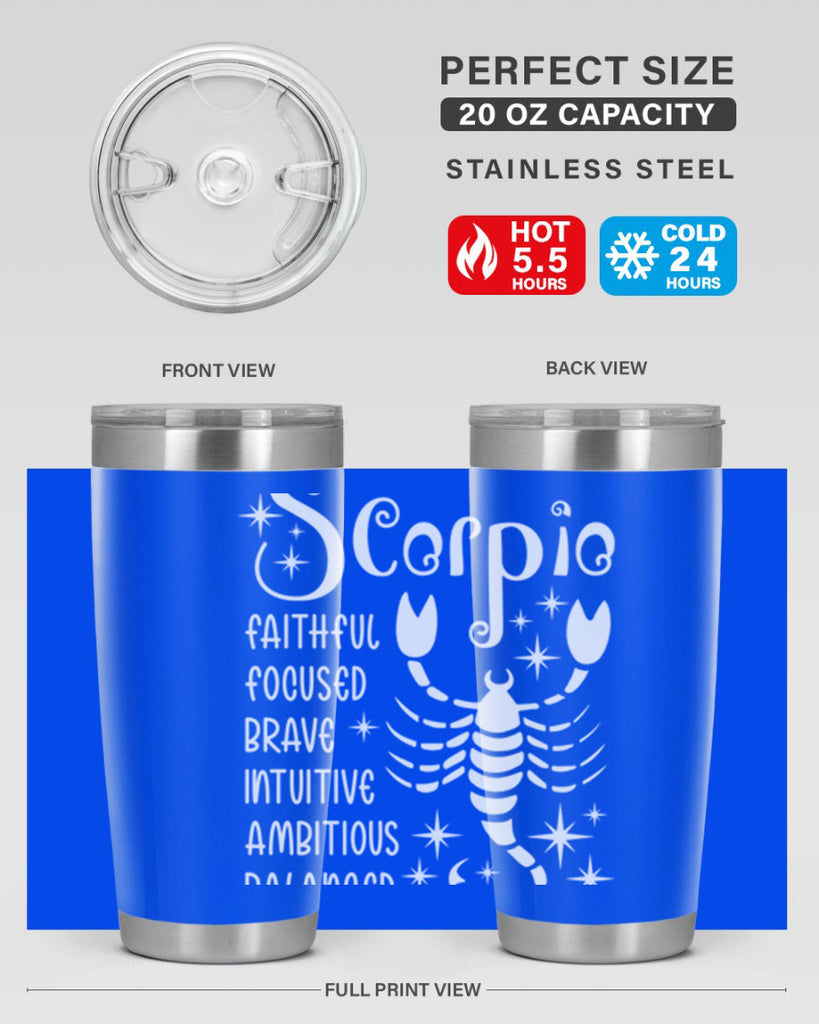 scorpio 435#- zodiac- Tumbler