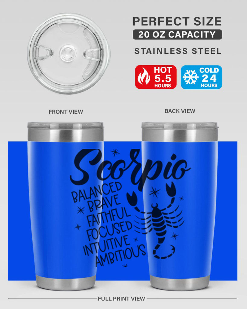scorpio 436#- zodiac- Tumbler