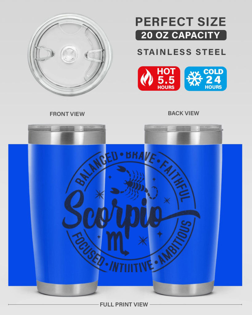 scorpio 438#- zodiac- Tumbler