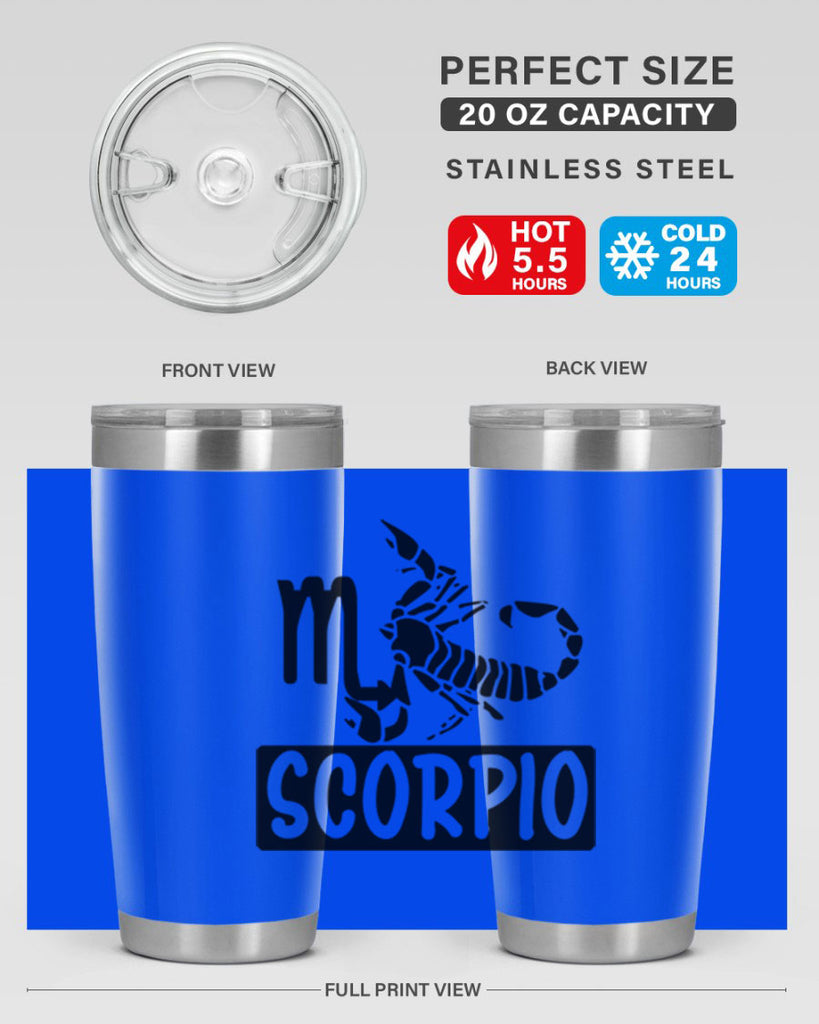 scorpio 440#- zodiac- Tumbler