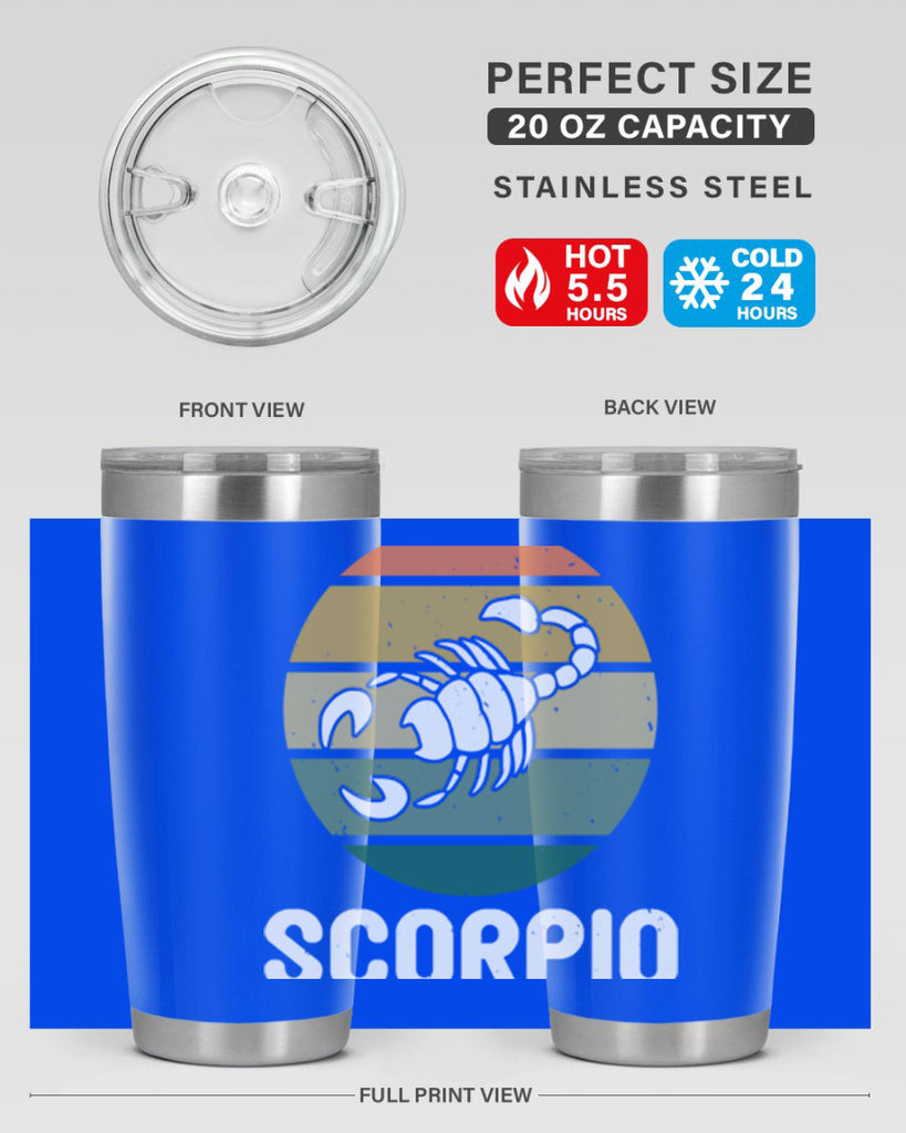 scorpio 451#- zodiac- Tumbler