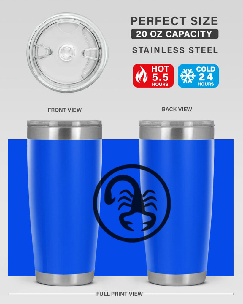 scorpio 452#- zodiac- Tumbler