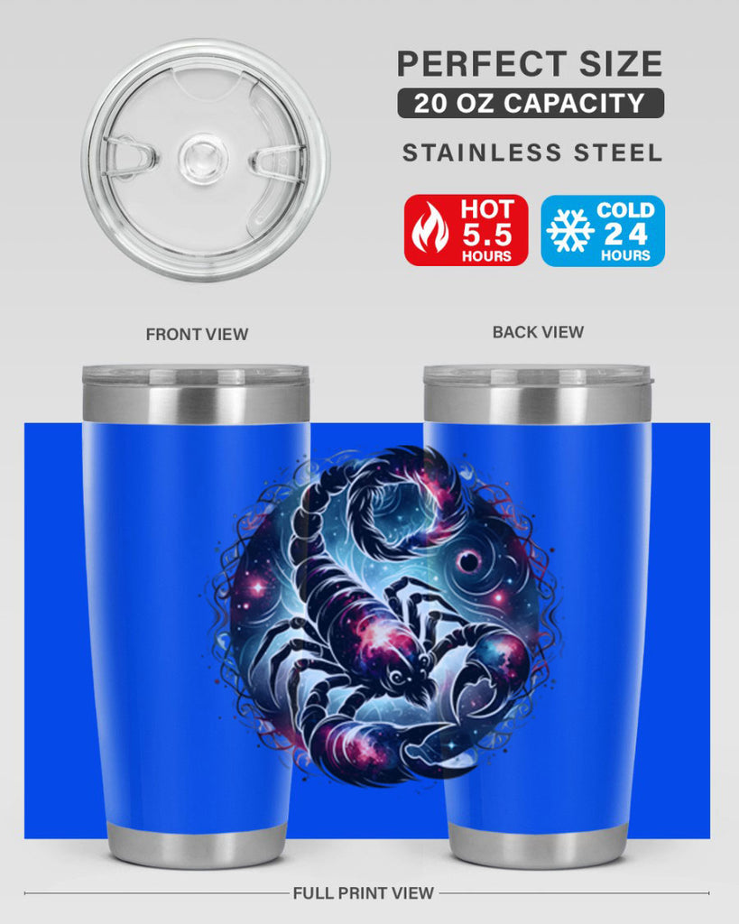 scorpio 463#- zodiac- Tumbler