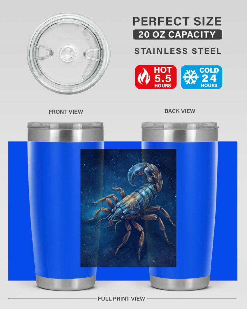 scorpio 46#- zodiac- Tumbler