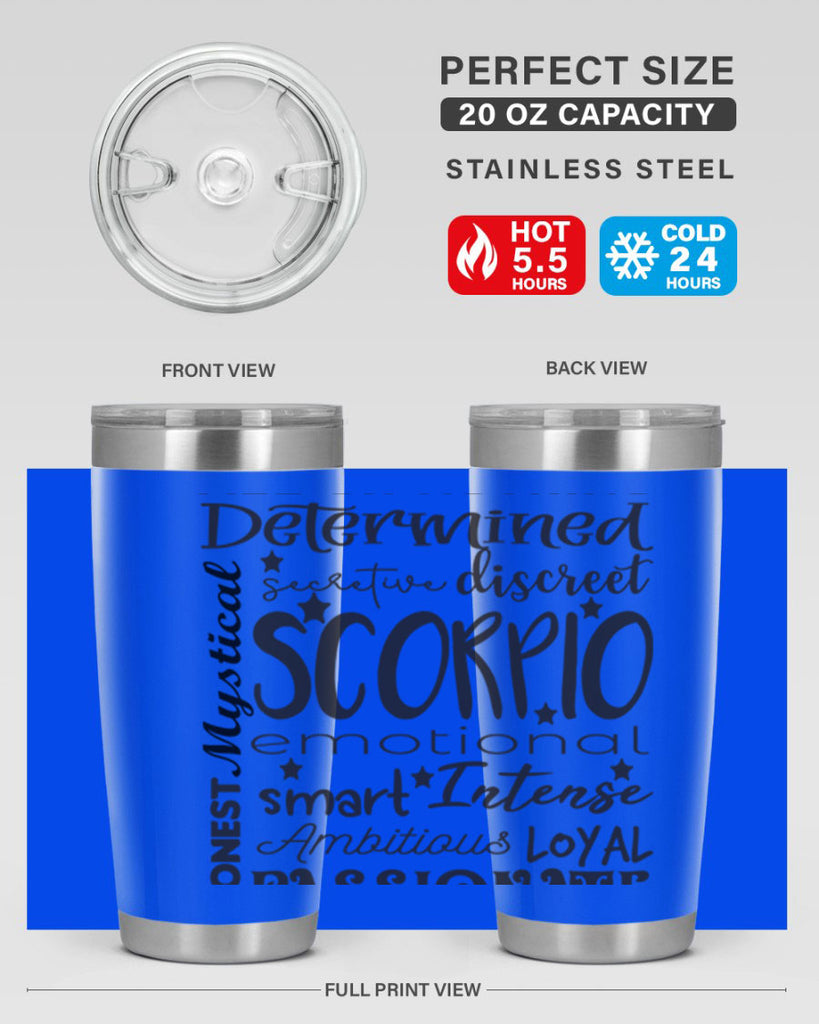 scorpio 572#- zodiac- Tumbler