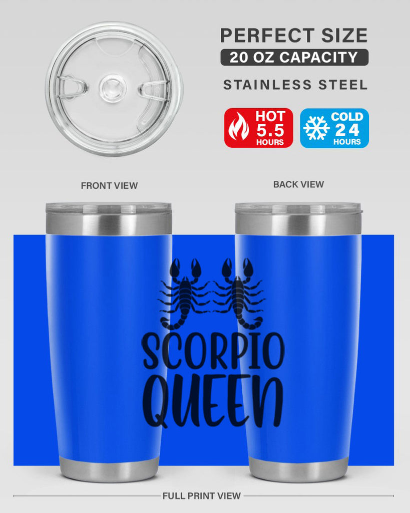 scorpio queen 446#- zodiac- Tumbler