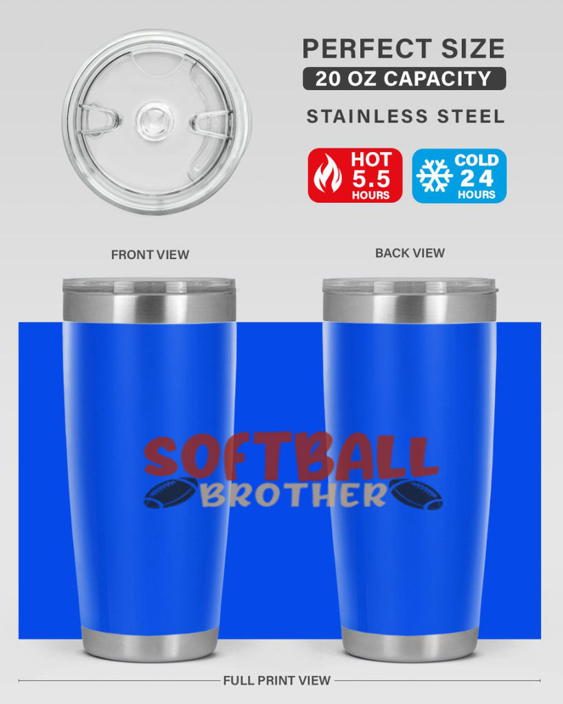 softball brother 2276#- softball- Tumbler