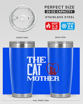the cat mother Style 117#- cat- Tumbler