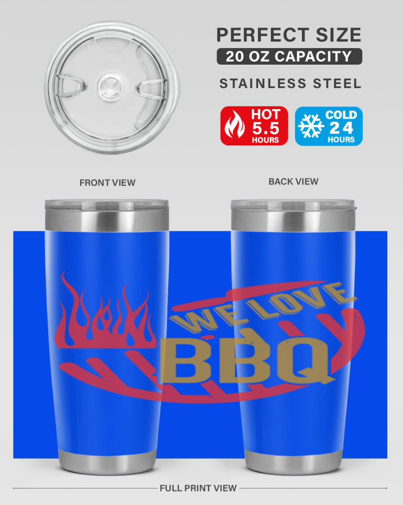 we love bbq 7#- bbq- Tumbler