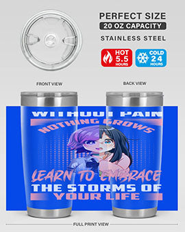 without pain nothing grows learn to embrace the storms of your life288#- anime- Tumbler