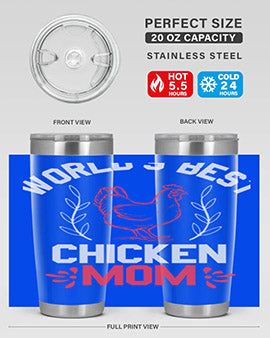 world’s best chicken mom Style 1#- chicken- Tumbler