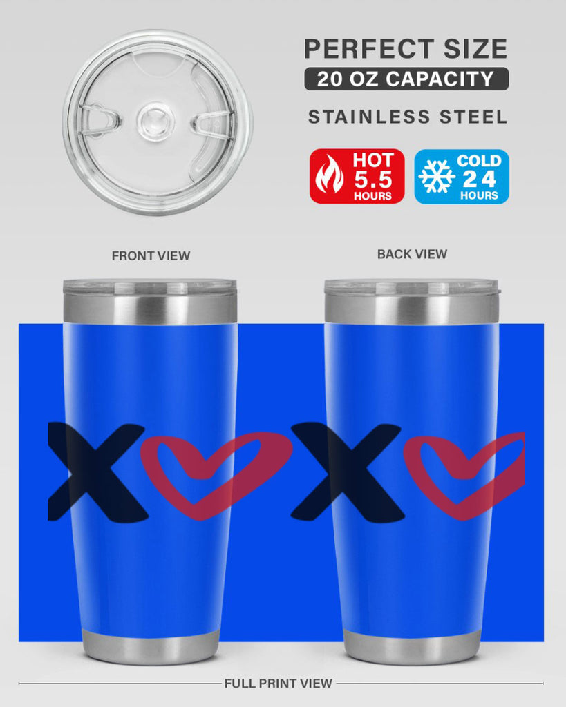 xoxo 12#- valentines day- Tumbler