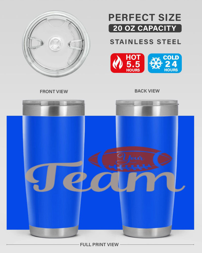 your team 2271#- softball- Tumbler