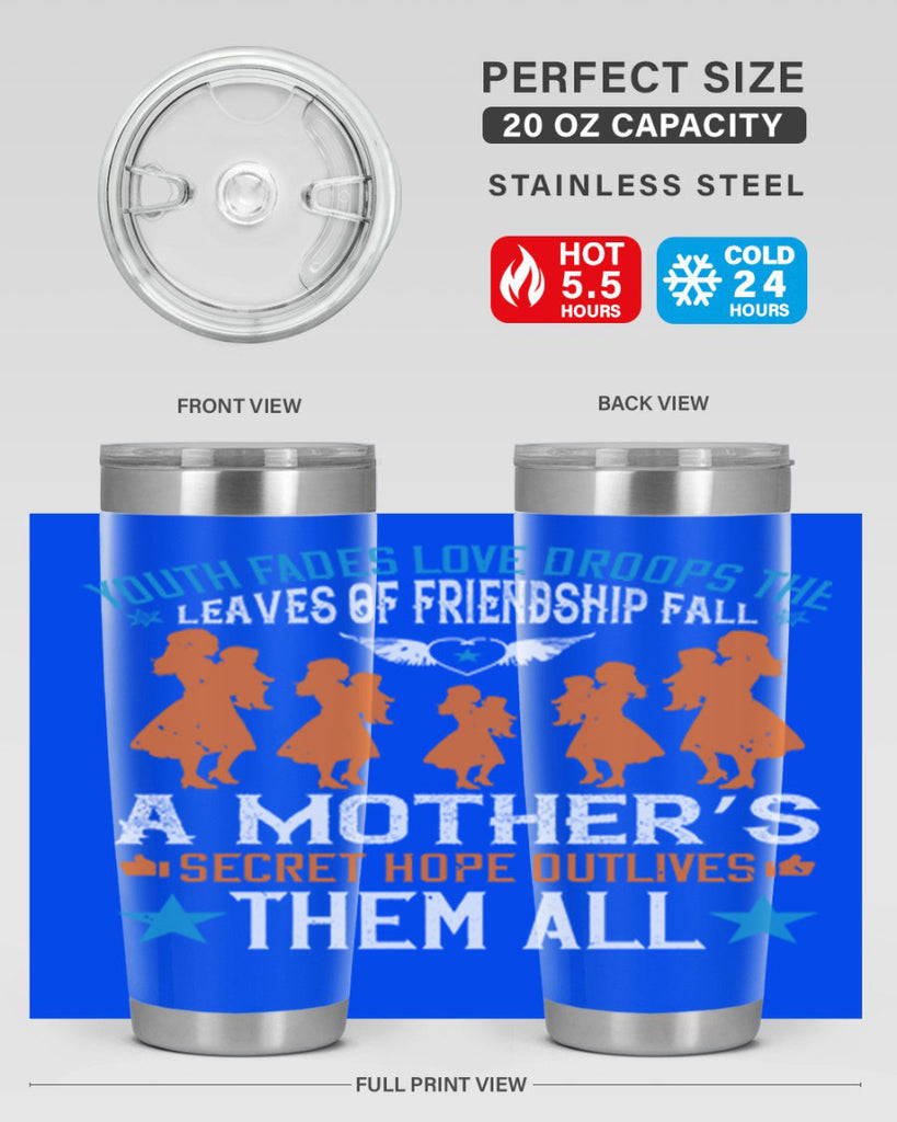 youth fades love droops 9#- mothers day- Tumbler