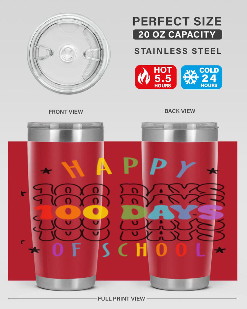 100 days of school Sublimation 33#- 100 days of school- Tumbler