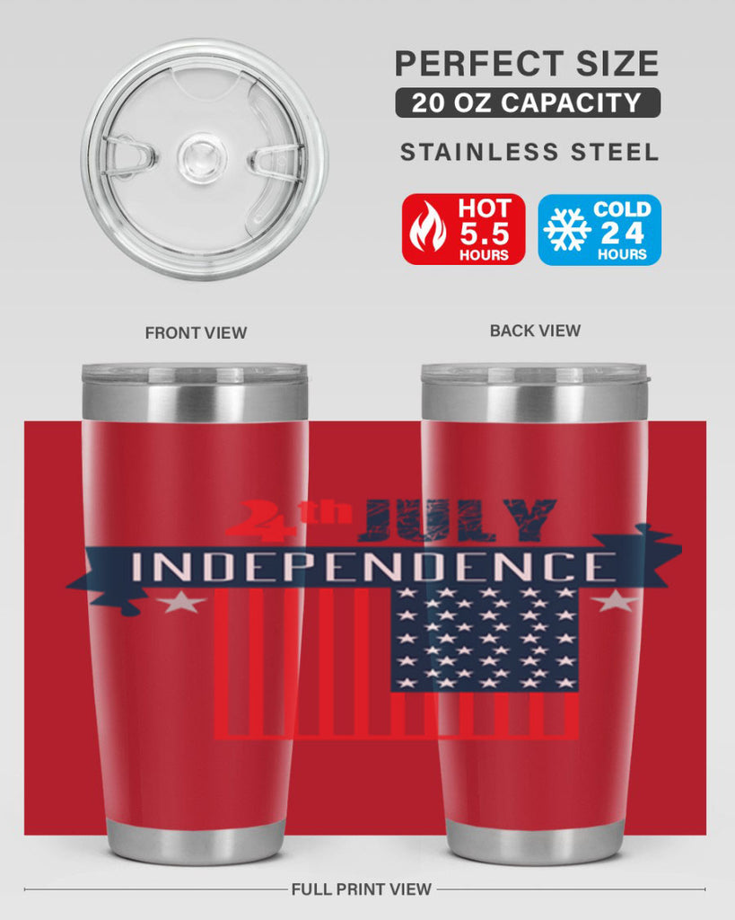 4th July Independent Style 65#- Fourt Of July- Tumbler