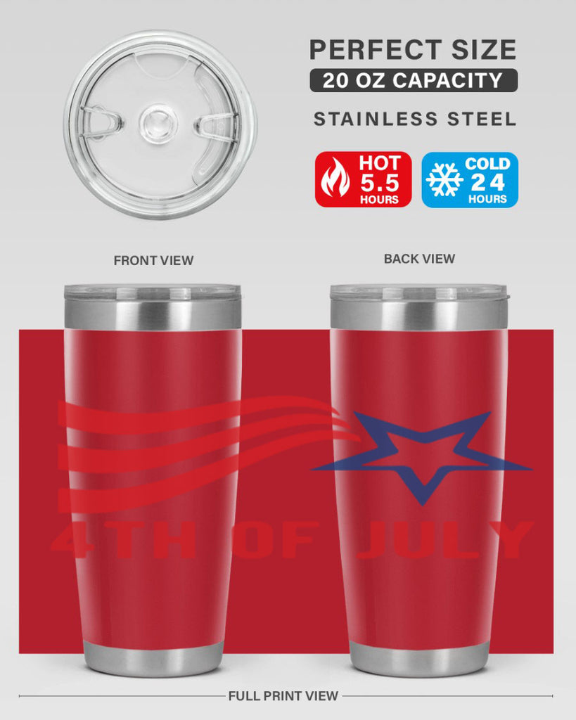 4th of July design Style 66#- Fourt Of July- Tumbler