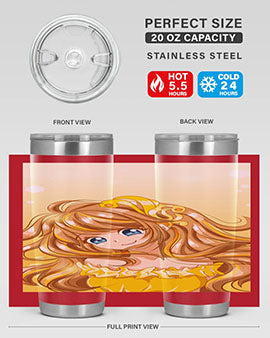 A beautiful and happy princess with gold dress game 131#- anime- Tumbler