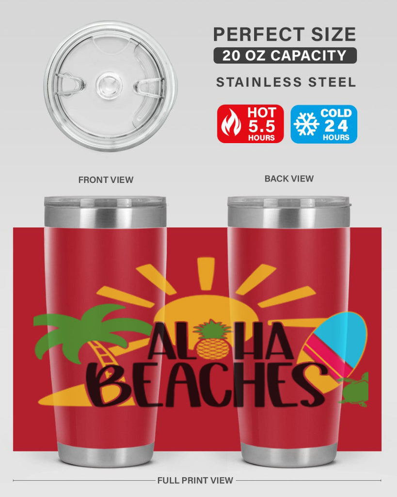 Aloha Beaches Style 55#- summer- Tumbler