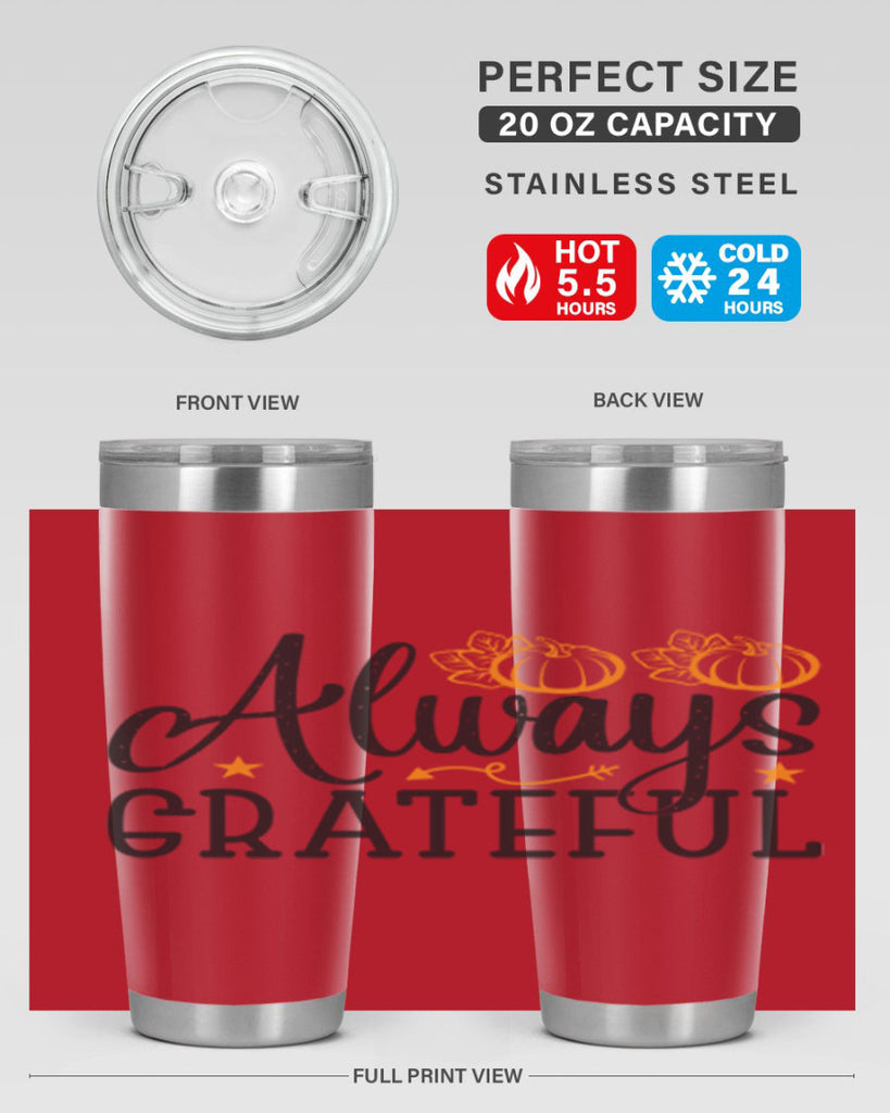 Alwaysgrateful 9#- fall- Tumbler