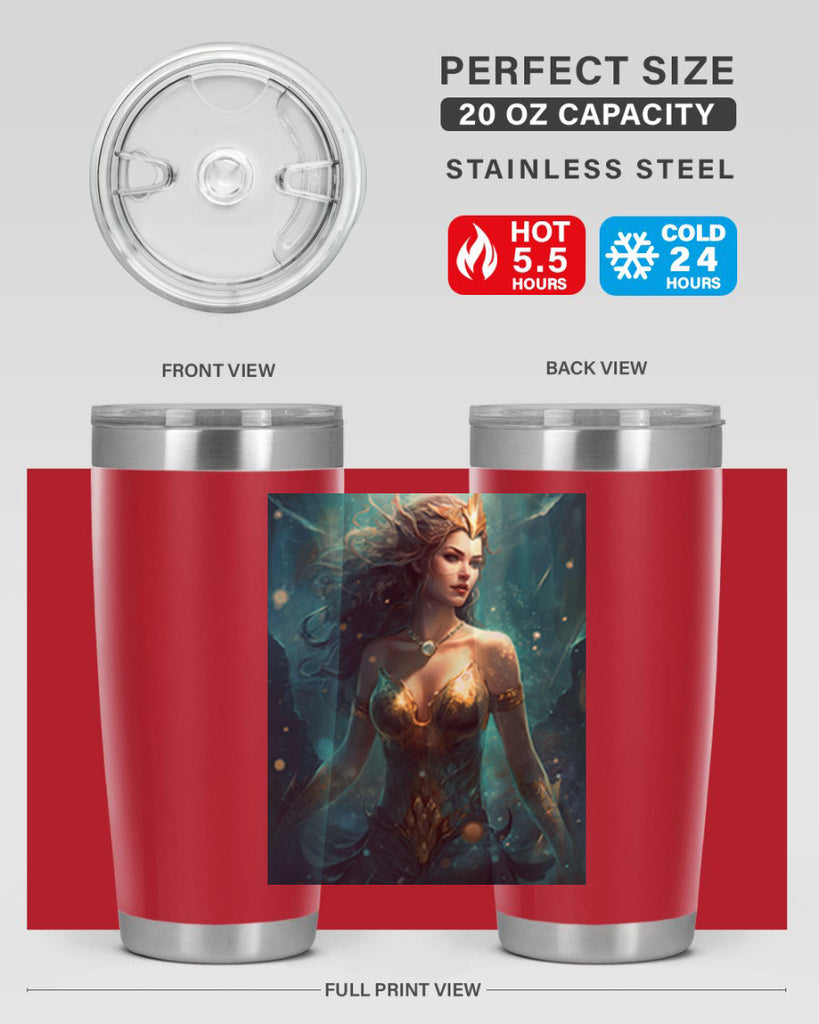Aquarius 52#- zodiac- Tumbler