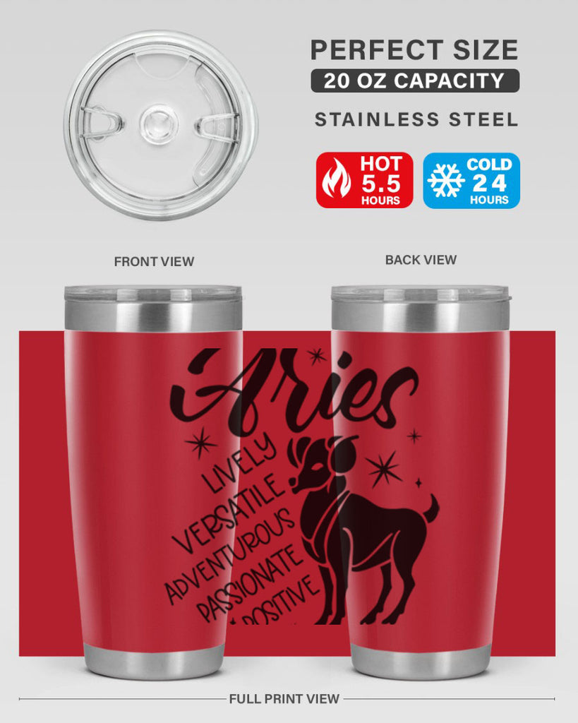 Aries 100#- zodiac- Tumbler