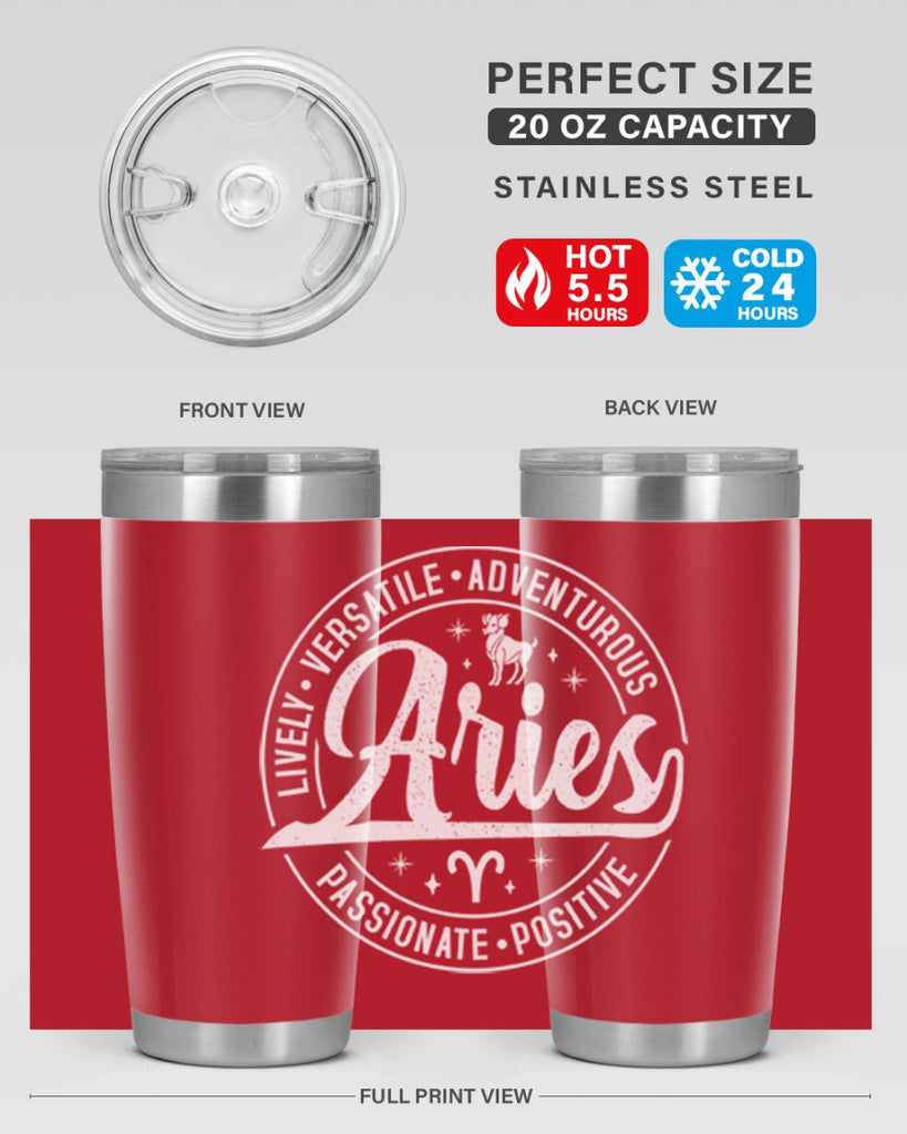 Aries 103#- zodiac- Tumbler