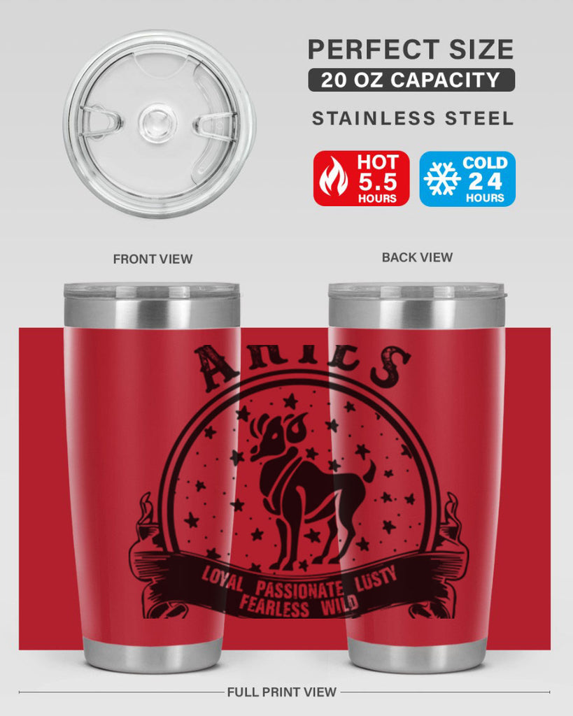 Aries 1#- zodiac- Tumbler