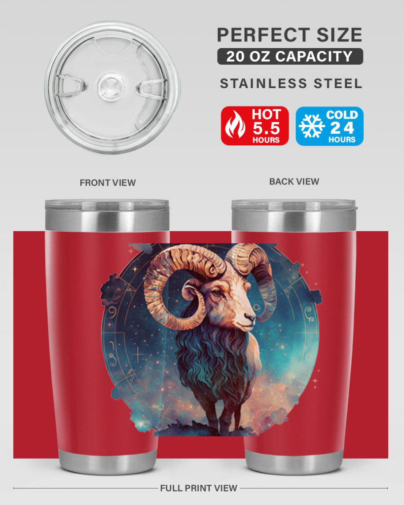 Aries 92#- zodiac- Tumbler