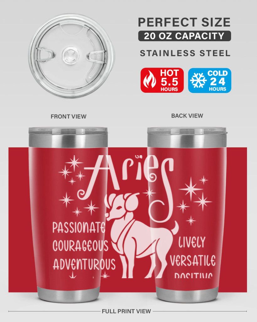 Aries 99#- zodiac- Tumbler