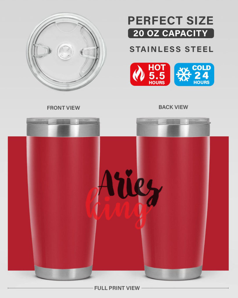 Aries king 96#- zodiac- Tumbler