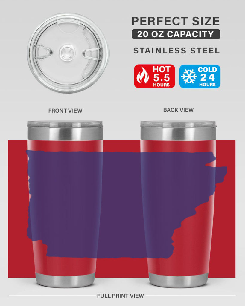 Arkansas 47#- stateflags- Tumbler