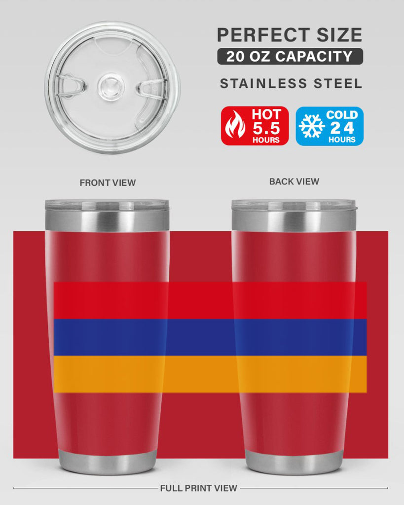 Armenia 190#- world flags- Tumbler