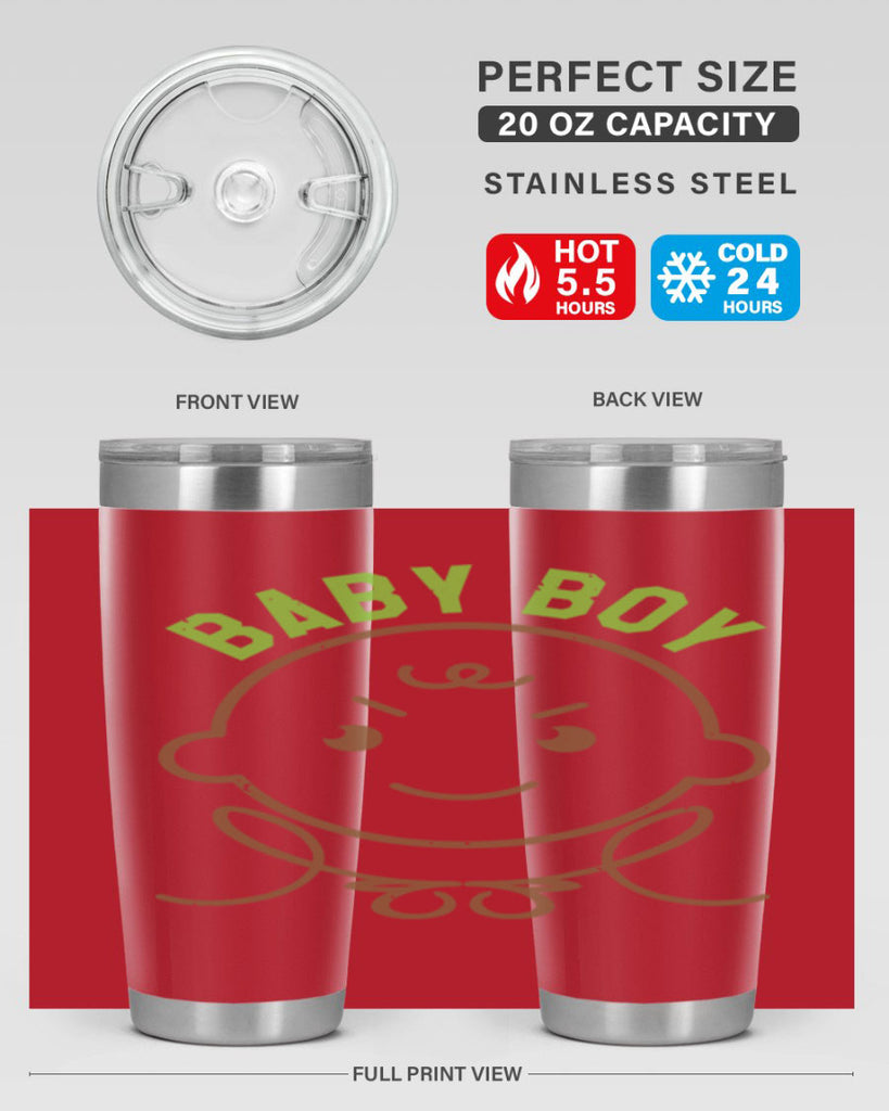 Baby Boy Style 4#- baby shower- tumbler