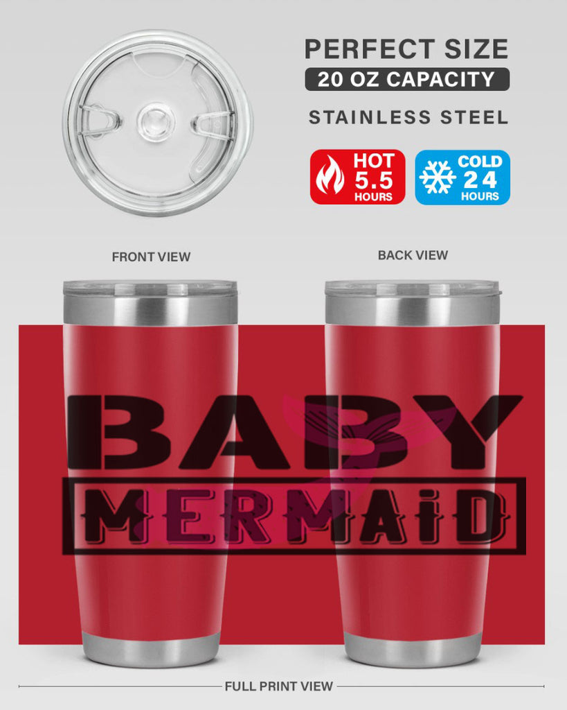 Baby mermaid 29#- mermaid- Tumbler