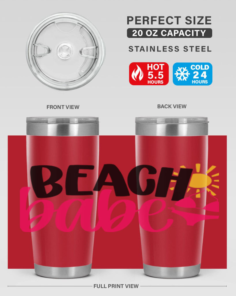Beach Babe Style 52#- summer- Tumbler