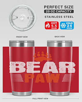 Bear paw 4#- Bears- Tumbler