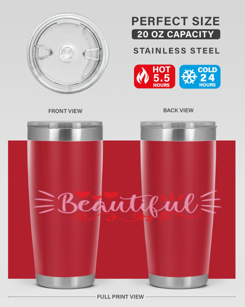 Beautiful Style 163#- make up- Tumbler