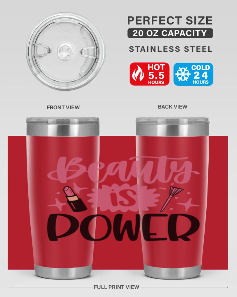 Beauty Is Power Style 135#- make up- Tumbler