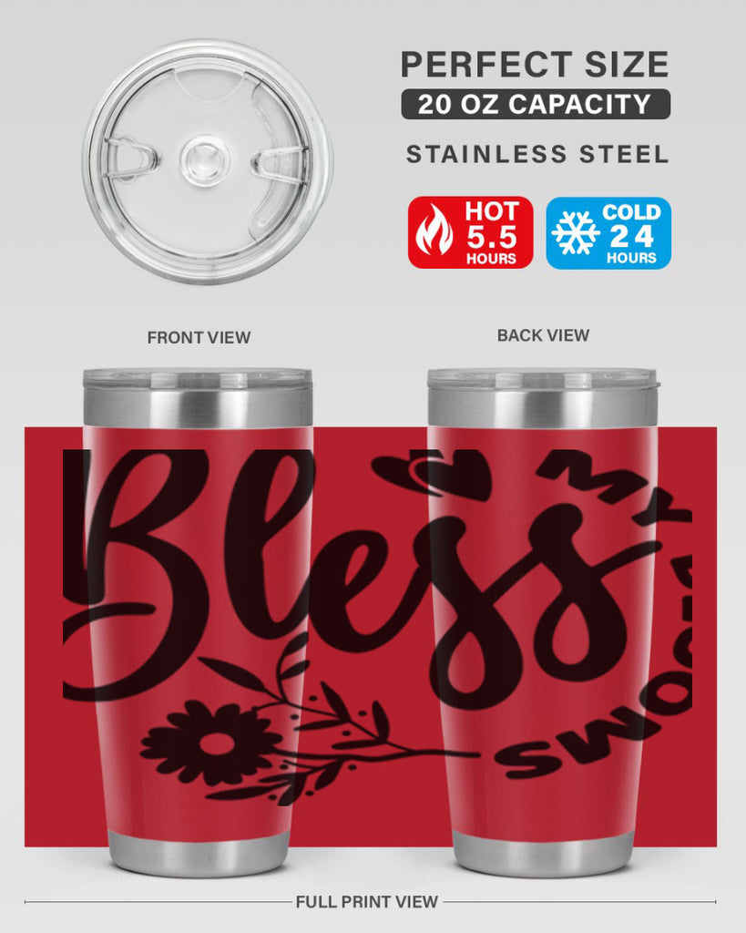 Bless My Blooms47#- spring- Tumbler