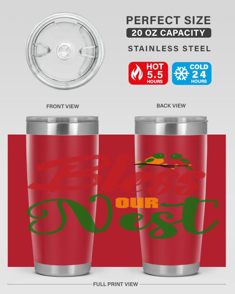 Bless Our Nest 67#- spring- Tumbler
