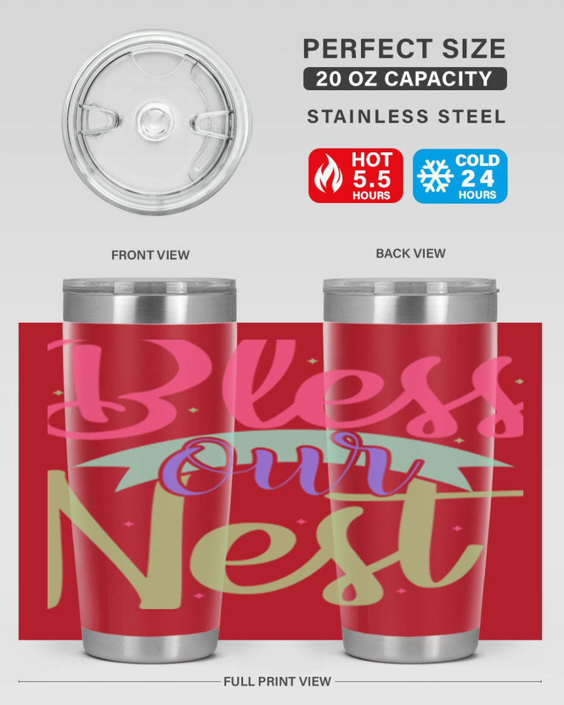 Bless our nest 49#- spring- Tumbler