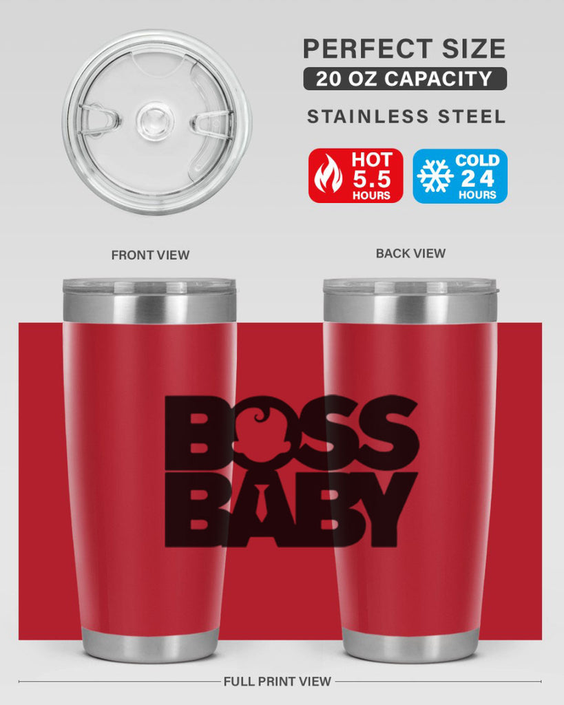 Boss Baby On Board 1#- black words phrases- Cotton Tank