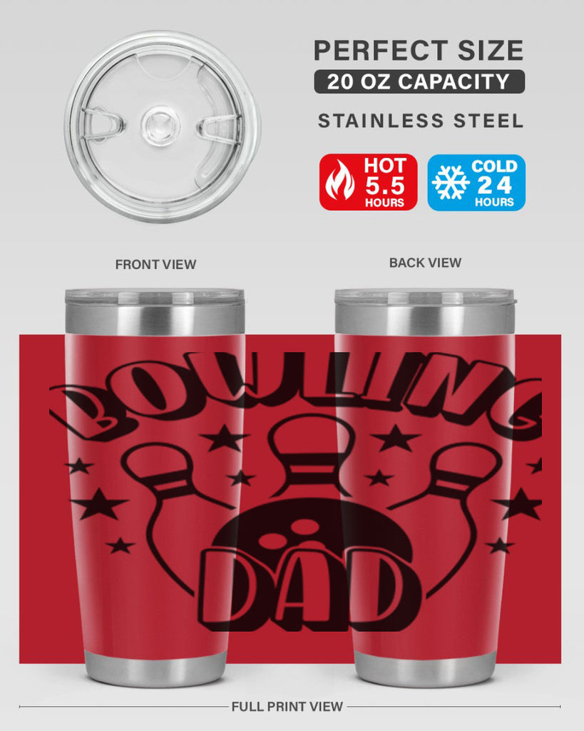 Bowling dad 1406#- bowlig- Tumbler