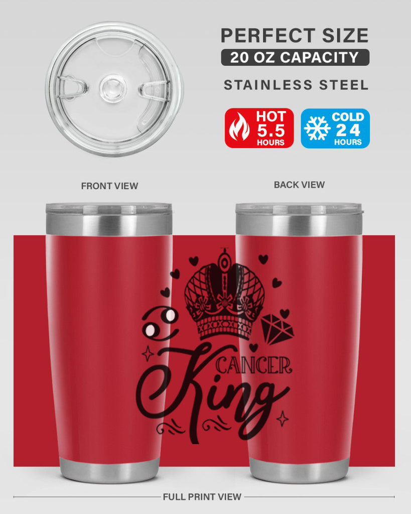 Cancer king 158#- zodiac- Tumbler