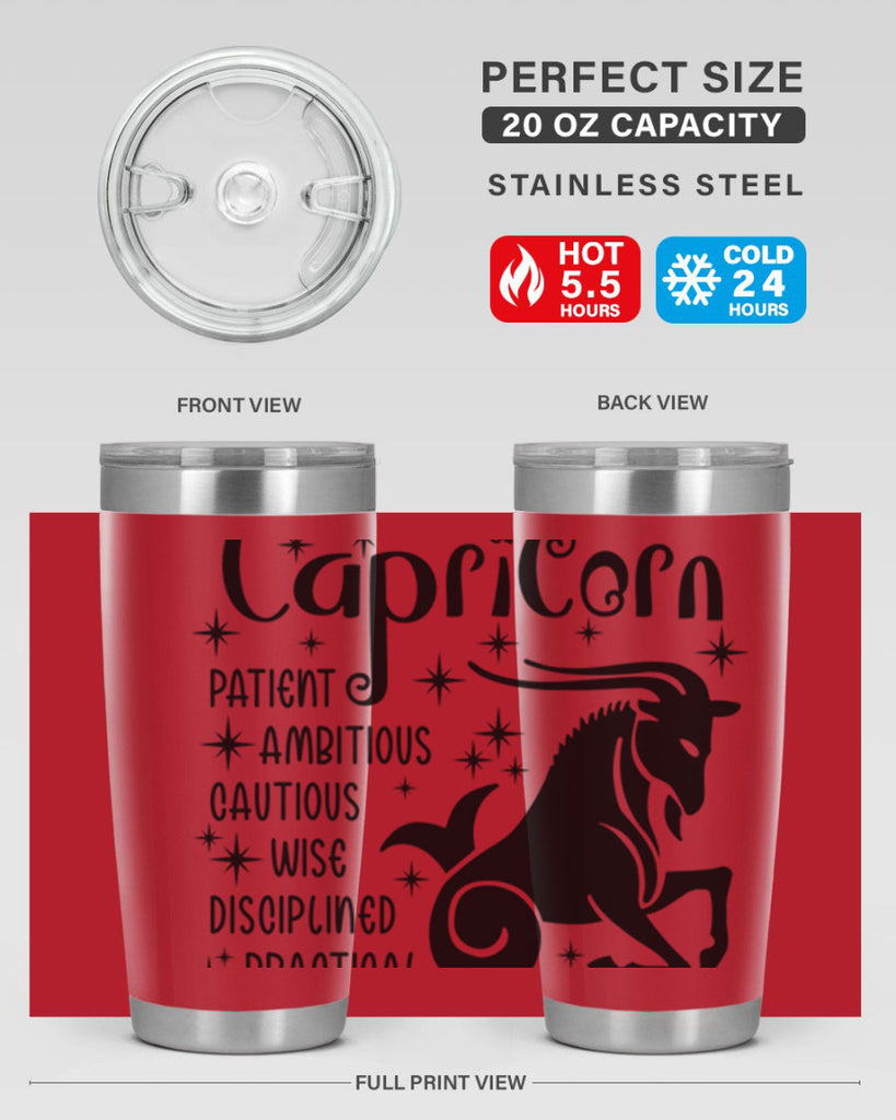 Capricorn 182#- zodiac- Tumbler