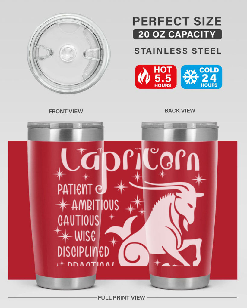 Capricorn 186#- zodiac- Tumbler
