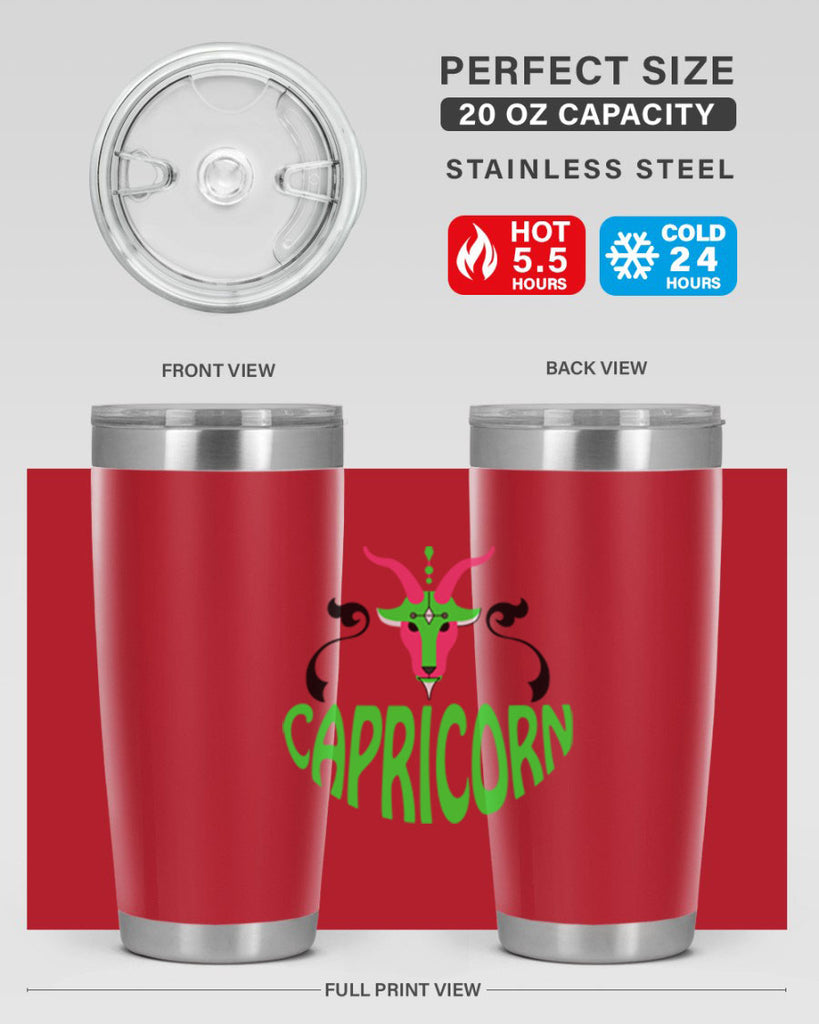 Capricorn 189#- zodiac- Tumbler