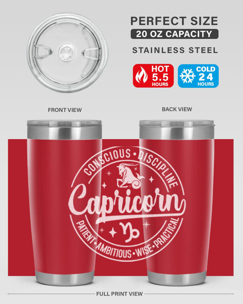Capricorn 191#- zodiac- Tumbler